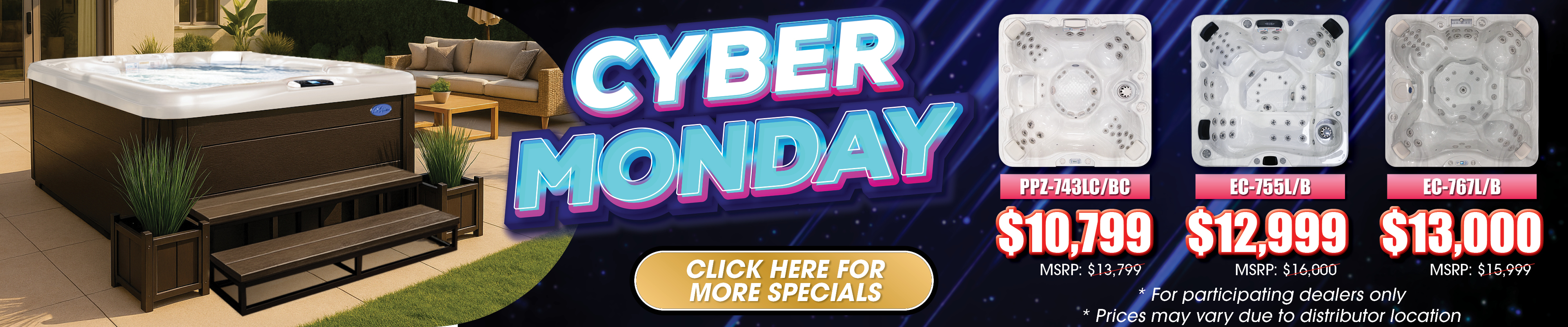 Calspas hot tub being used in a family setting - Yakima