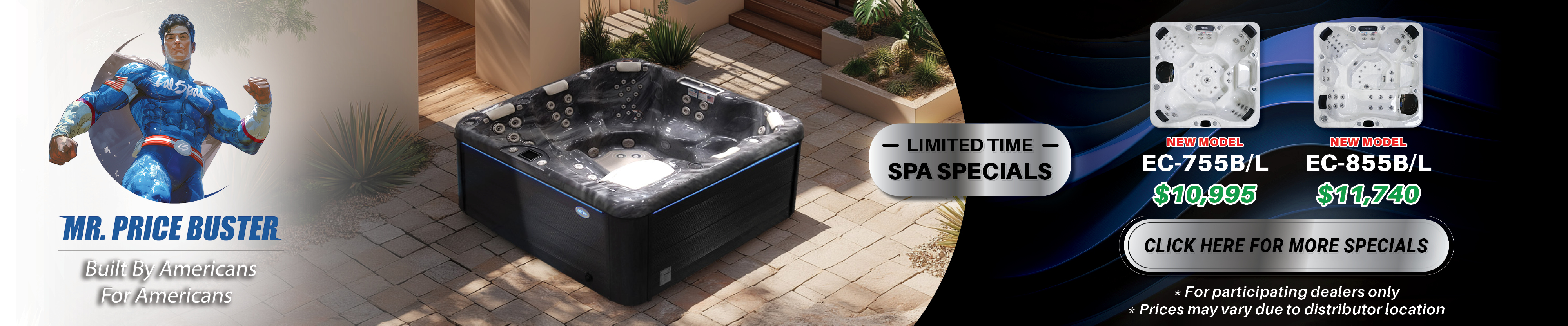 Calspas hot tub being used in a family setting - Yakima